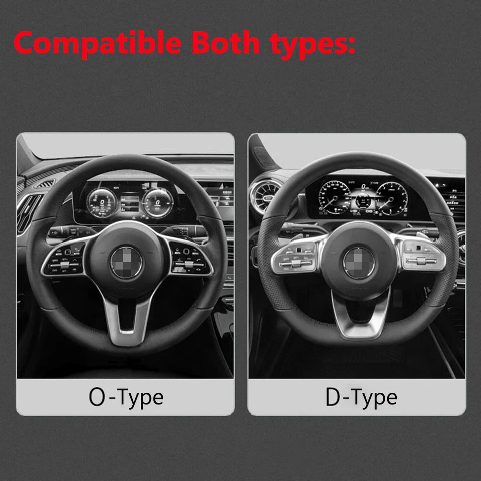 Carbon Fiber Car Steering Wheel Booster Cover For BMW Non-Slip Car Accessories - Image 4 of 4