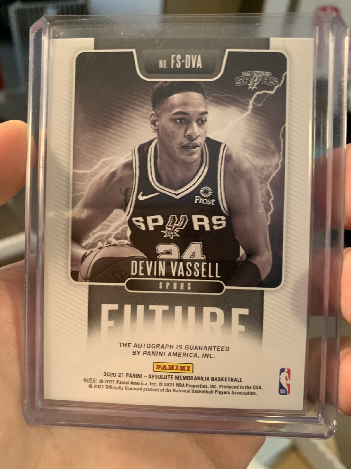 2020-21 Panini Absolute Memorabilia - Future Signatures Devin Vassell # ...