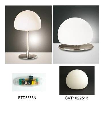 Fabas Luce Originale Ricambi Lampada Da Tavolo Morgana 3570 / Gaia Serie 3569