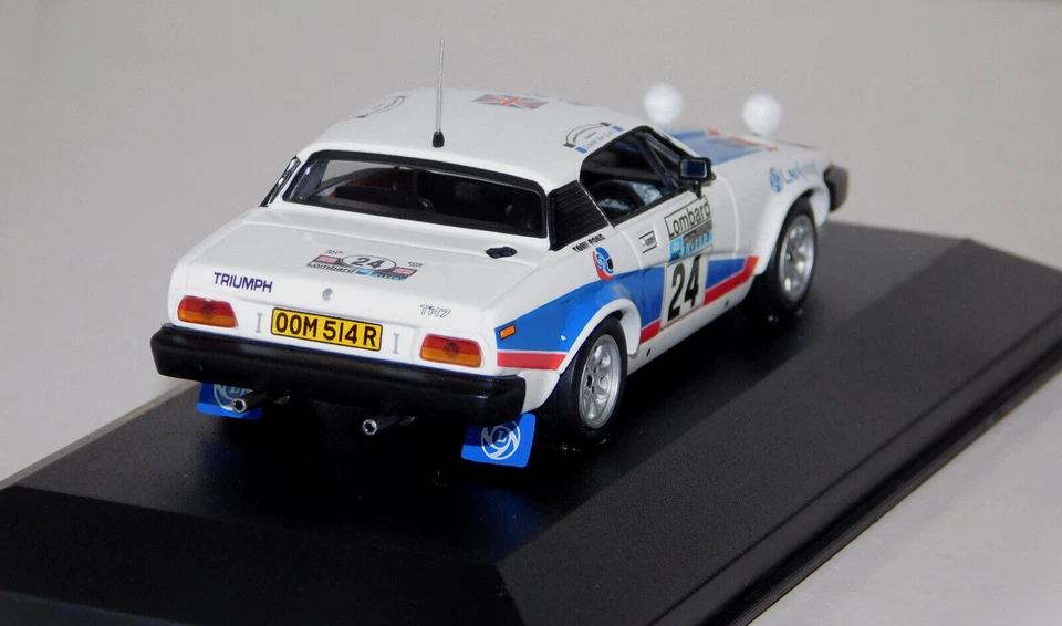 TRIUMPH TR7 V8 #24 POND / GALLAGHER RAC RALLY 1977 IXO RAC056 1/43 - Image 4 of 4