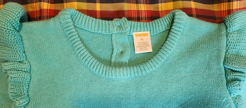 NEW GYMBOREE Kids Girls Embroidered Dino Sweater Dress size 10Y - Picture 4 of 5