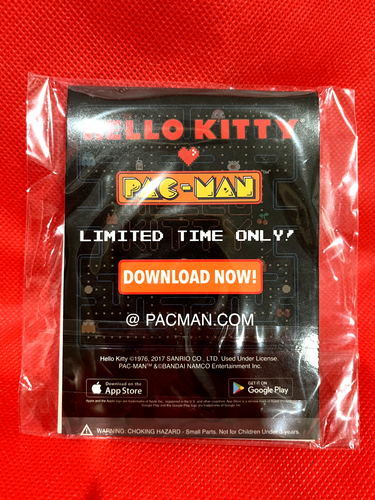 Bait x Sanrio Hello Kitty Pac Man KEY CHAIN NIP SDCC 2017 Exclusive Brand New - Picture 2 of 2