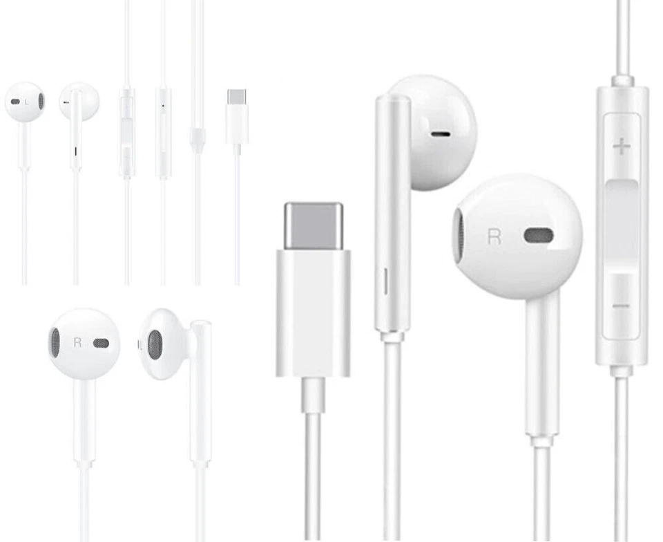 HUAWEI TYPE C Headset Headphones For P40 P30 PRO NOVA 8 PRO MATE 40 P20 PRO CM33 - Image 2 of 3