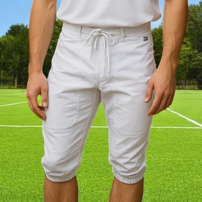 Bike Youth Football Pants Lace-Up Snap (No Pads) - XL - White - New