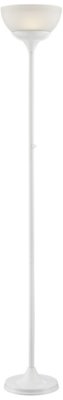 Lite Source - LS-83024WHT - Ward LED Light Torchiere Floor Lamp - White