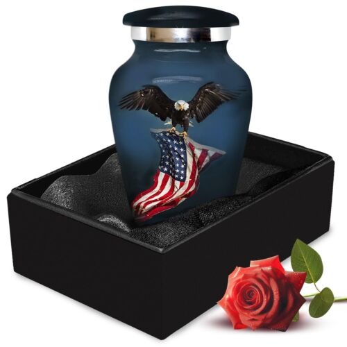 Eagle Urns for Human Ashes Adult Man - Military Urn - Patriotic Urn for Male ...