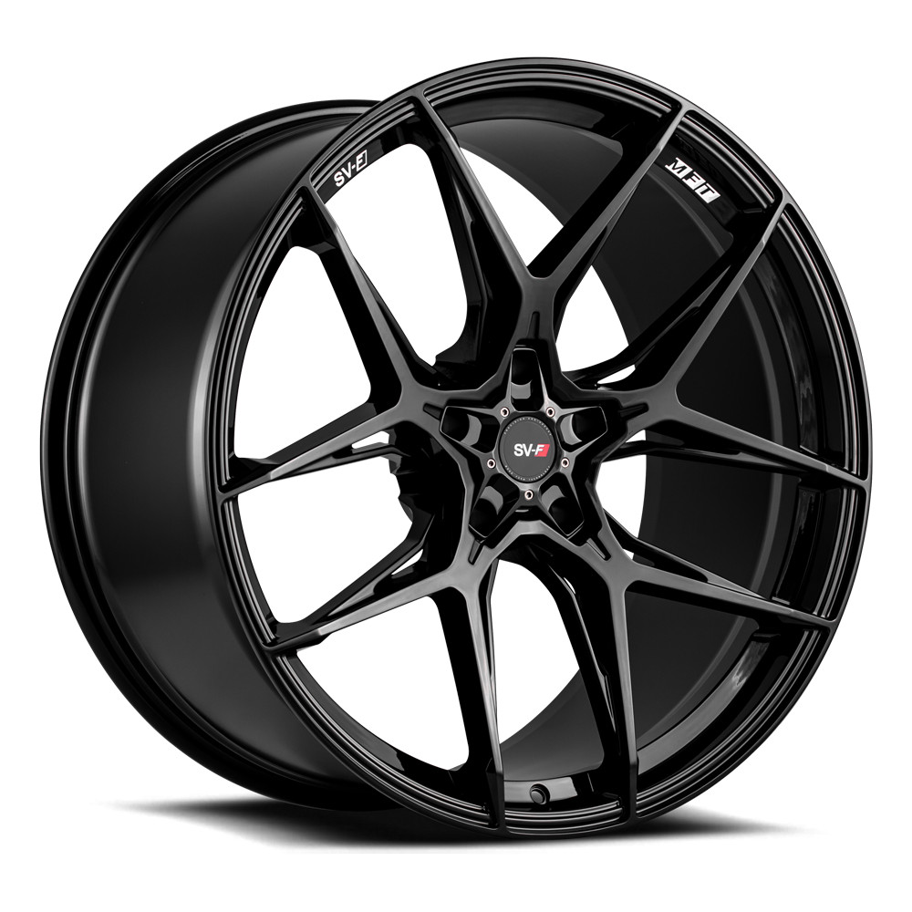 20" 21" Savini SV-05 Black Wheels for Ferrari Maserati Lamborghini Corvette C8 