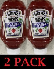2x Heinz Tomato Ketchup VALUE BULK Size Bottle Tub 29.5oz NO SUGAR ADDED 2 PACK
