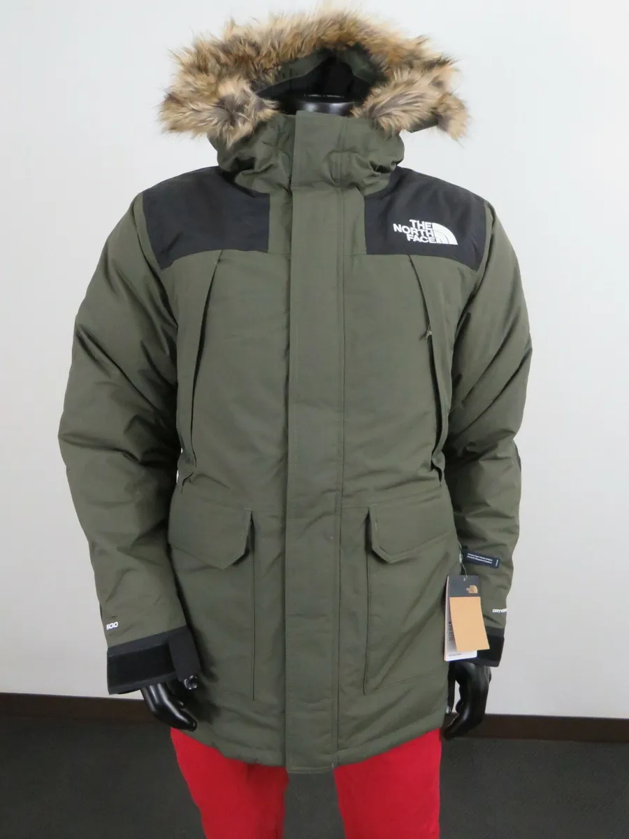 bundt vegetarisk Udstråle NWT Mens The North Face Mcmurdo 600-Down Parka Insulated Winter Jacket -  Green | eBay