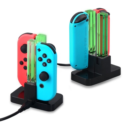 für Nintendo Switch Konsole Joy-Con Controller Ladestation USB Ladegerät Dock DE - Bild 8 von 11