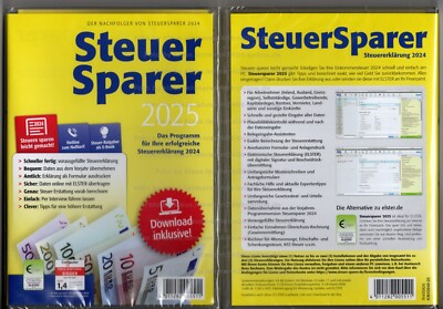 LIDL Steuer Sparer 2025, Das Einkommensteuer-Programm für 2024, OVP verschweißt