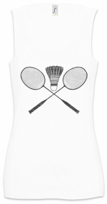 Badminton Tools Damen Tank Top Player Passion Love Addiction Racket Court Field