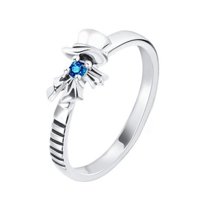 Anime Black Butler Ciel Phantomhive Prince Ring Silver Zircon