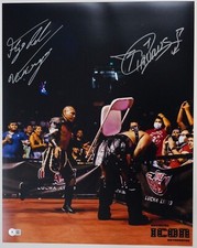 El Hijo del Vikingo & Black Taurus Signed 16x20 Photo BAS COA Lucha Libre AAA 72