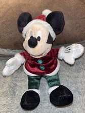 Disney Store Mickey Mouse Christmas Plush