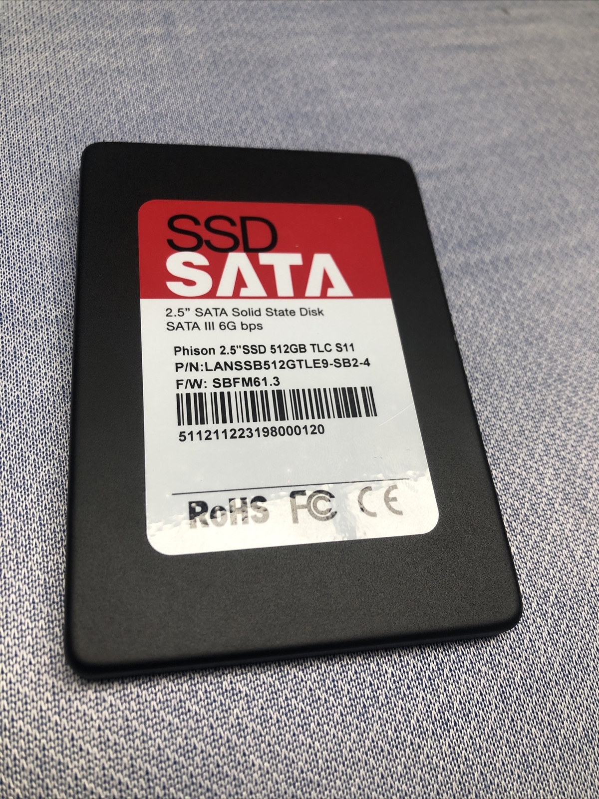 SSD SATA 2.5 SATA SOLID STATE III DISK 6GBPS SBFM61.3-image