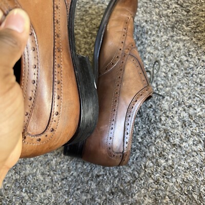 Johnston & Murphy Shoes Tyndall Wingtip Oxford Shoe Brown Leather Men’s 13 M Johnston & Murphy Tyndall Wingtip Oxford Shoe 20-3152 Men main image 3