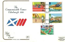 GB -QEII - 1986 - '' COMMONWEALTH GAMES  '' - COTSWOLD FDC - WINDSOR P/mk