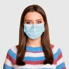 50 Face Mask Mouth Cover Surgical Dental Disposable 3-PLY Ear loop