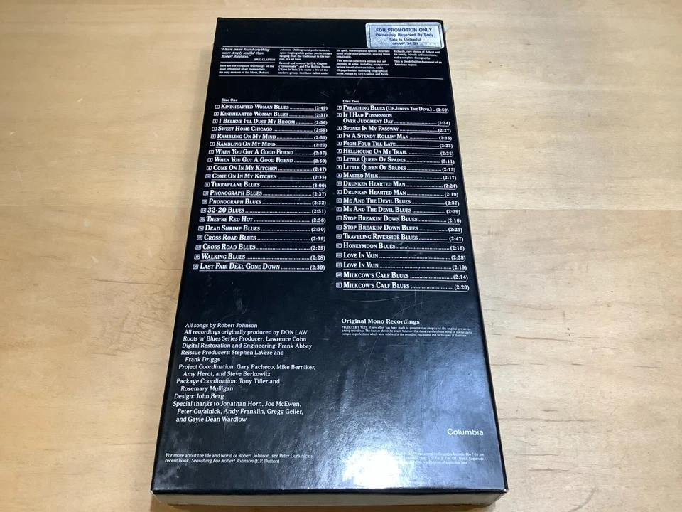 Роберт Джонсон полный записи бокс-сет длинный коробка CD бокс-сет 41 треков - Изображение 2 из 3