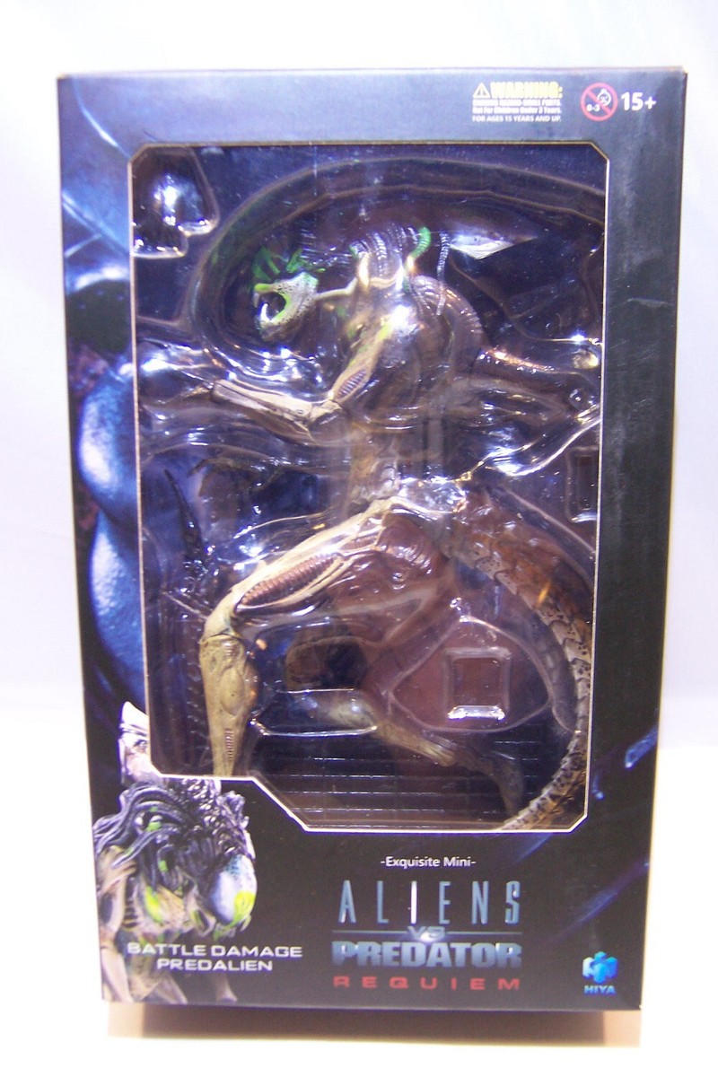 HIYA ALIEN VS PREDATOR R: PREDALIEN BATTLE DAMAGE 5.5in 1:18