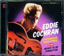 CD Eddie Cochran - Cherished Memories + Never To Be Forgotten