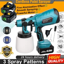 Cordless HVLP Electric Paint Sprayer Gun Paint Sprayers For Makita 18V Battery