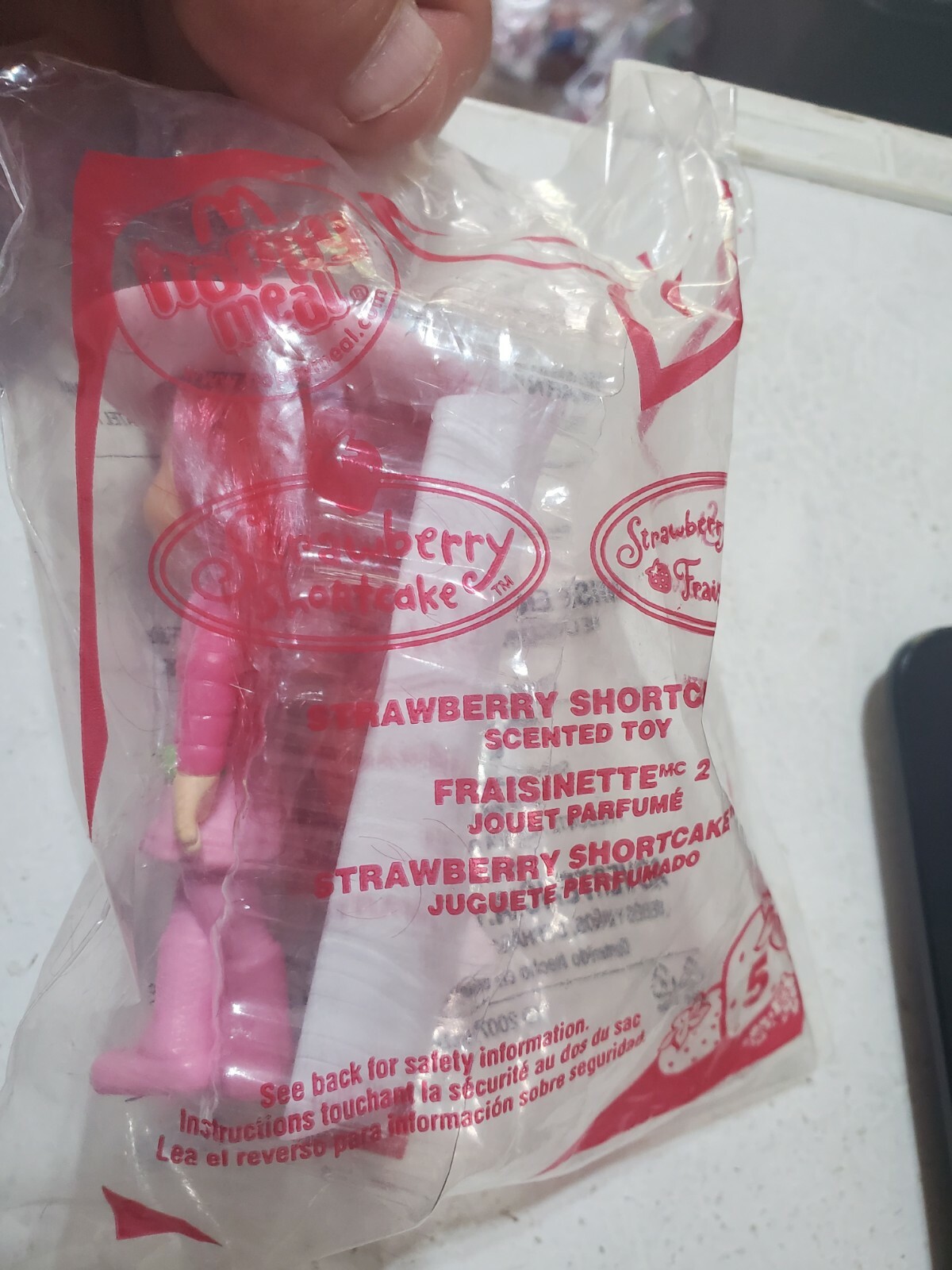 2007 Strawberry Shortcake McDonalds Happy Meal Toy Scented Strawberry