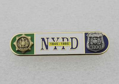 Uniform Citation Bar NYPD 150th Anniversary Bar (1845-1995) of the