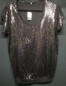 sequin dolman top