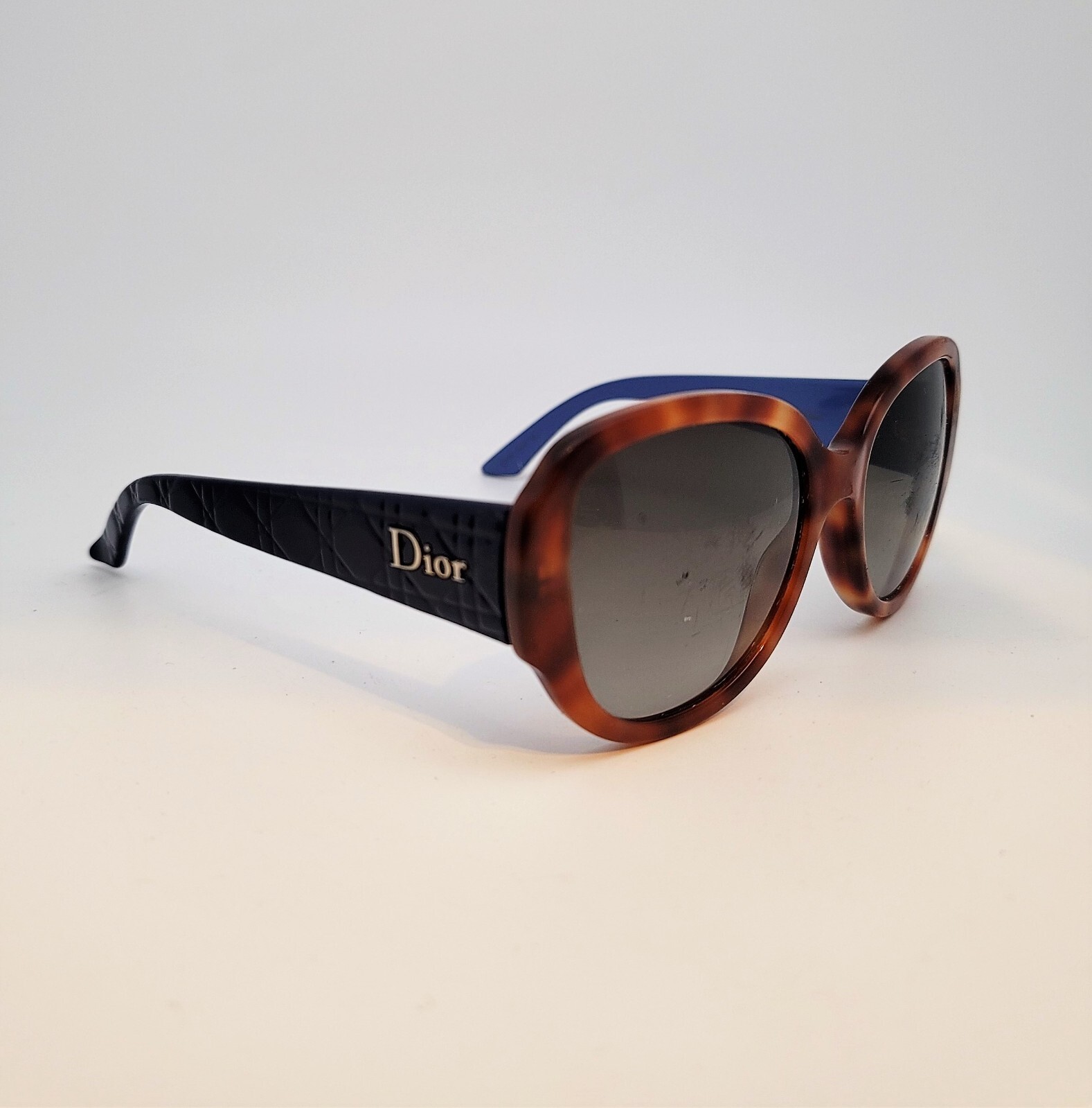 Christian Dior LADY IN DIOR 1 Sunglasses Frame Tortoise &  Blue 53 [ ] 16  140mm image 3