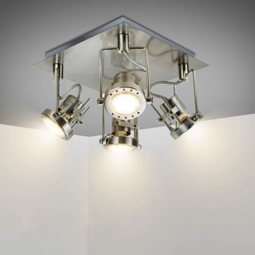 Dllt Modern Track Lighting Kit 3 4 Lights Industrial Tracking Light Fixtures