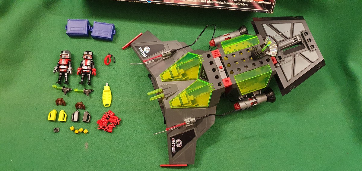 PLAYMOBIL Espace Vaisseau 3092 De 1999 Avec Son Et Lumière Bon état