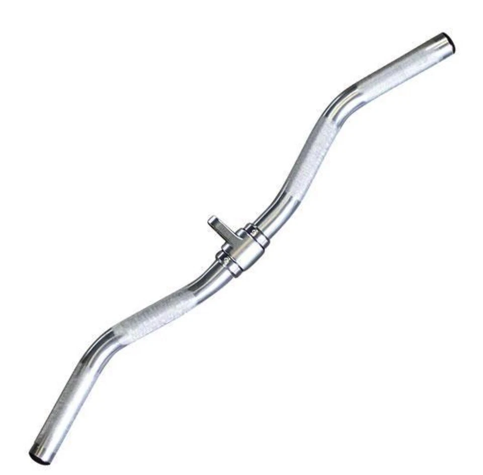 Curl Bar LAT Cable Machine Attachment, Pulldown with Full Rotation Rotating - Image 4 of 4