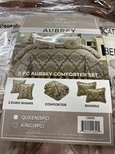 Chic Home Design Comfort set Queen Size Aubrey New