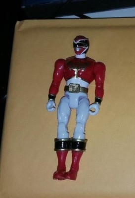 Power Rangers Megaforce Red Ranger Action Figure #38209,WHITE