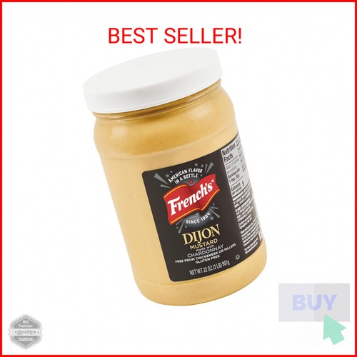 French's Dijon Mustard, 32 oz - One 32 Ounce Container of Thick and Creamy Dijon