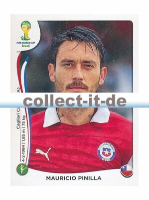 Panini WM Worldcup 2014 - Sticker 162 - Mauricio Pinilla