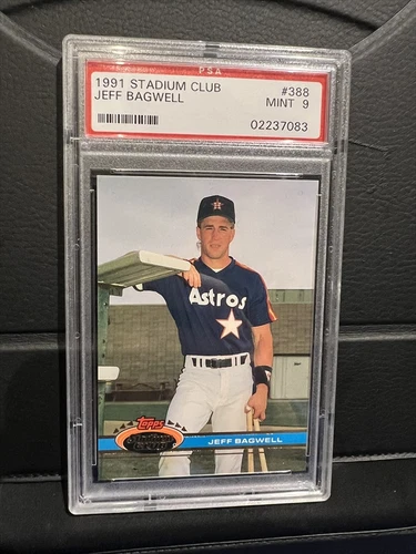 1991 Stadium Club Jeff Bagwell #388 Psa 9