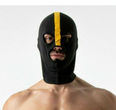 TOF PARIS Hood Bad Boys Cagoule High Stretch Lycra Hood Black & Yellow 65