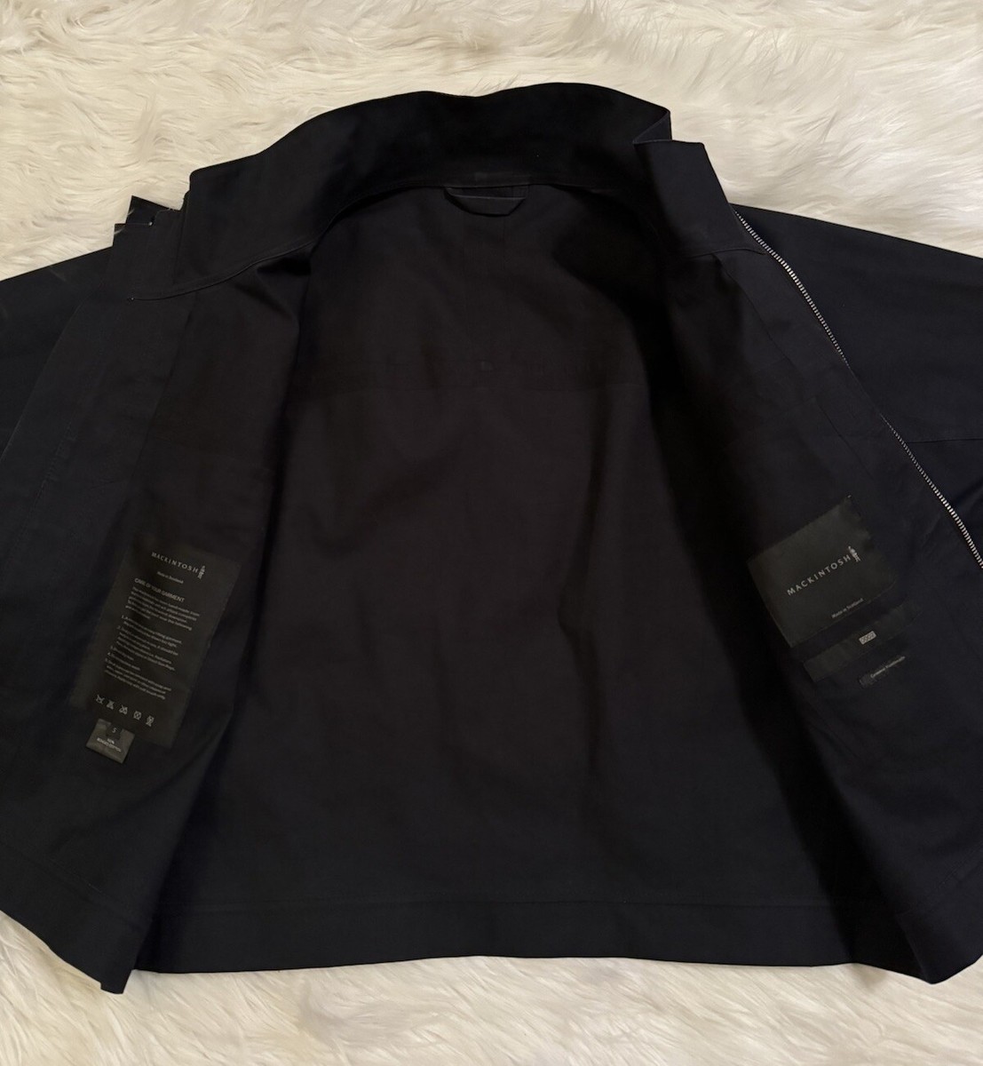 Kiko Kostadinov Mackintosh 0002 Bonded Cropped Jacket Black Kiko Kostadinov Mackintosh 0002 Bonded Cropped Jacket Black