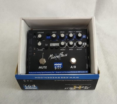 EBS - Micro Bass II Gitarre Vorverstärker / Di-Box Effektpedal Gebraucht
