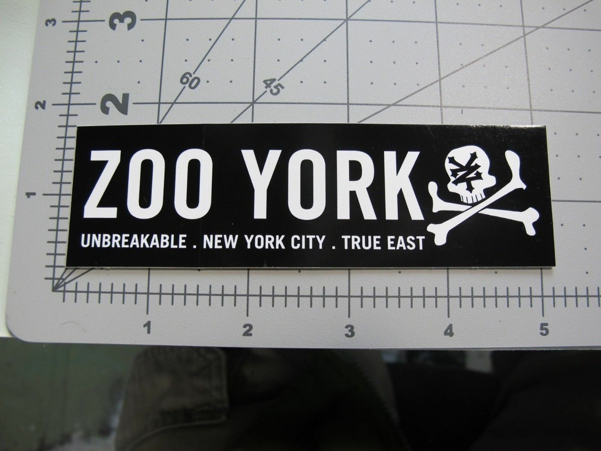 vtg 1990s 2000s Zoo York skateboards sticker - Unbreakable vtg 1990s 2000s Zoo York skateboards sticker - Unbreakable