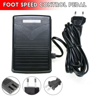 Sewing Machine Foot Control Pedal W/Power Cord For Singer Elna Janome New Home