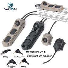Tactical Flashlight Dual Control Remote SF Crane Switch For PEQ DBAL OGL Laser