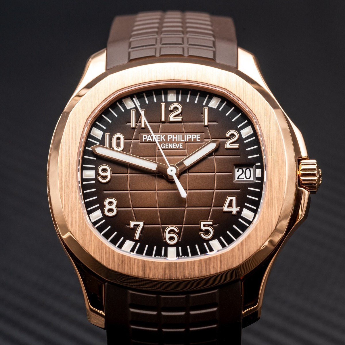 NEW 2025 Patek Philippe Aquanaut 5167R-001 Rose Gold Brown Dial