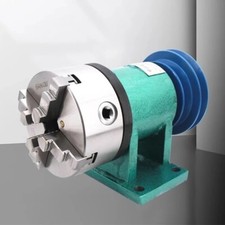 Household Lathe Spindle Assembly Small Woodworking Rotating Seat 80 Three-jaw