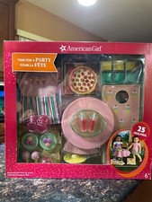American Girl 25 pieces  Time for party set  