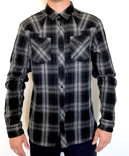AllSaints Hellertown LS Shirt Retail $178 NWT Price $78 All Saints M