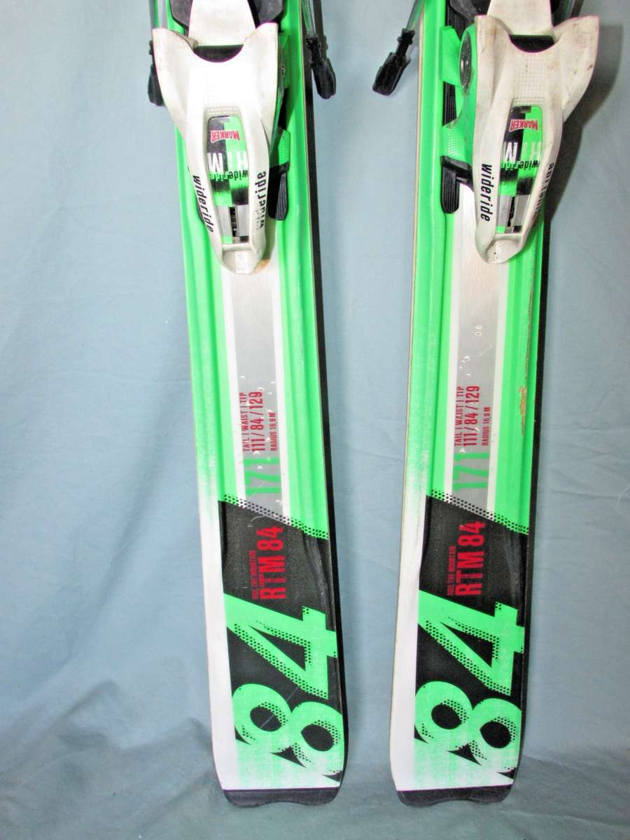 Volkl RTM 84 all mtn skis 171cm w/ Marker WideRide 12.0 adjustable